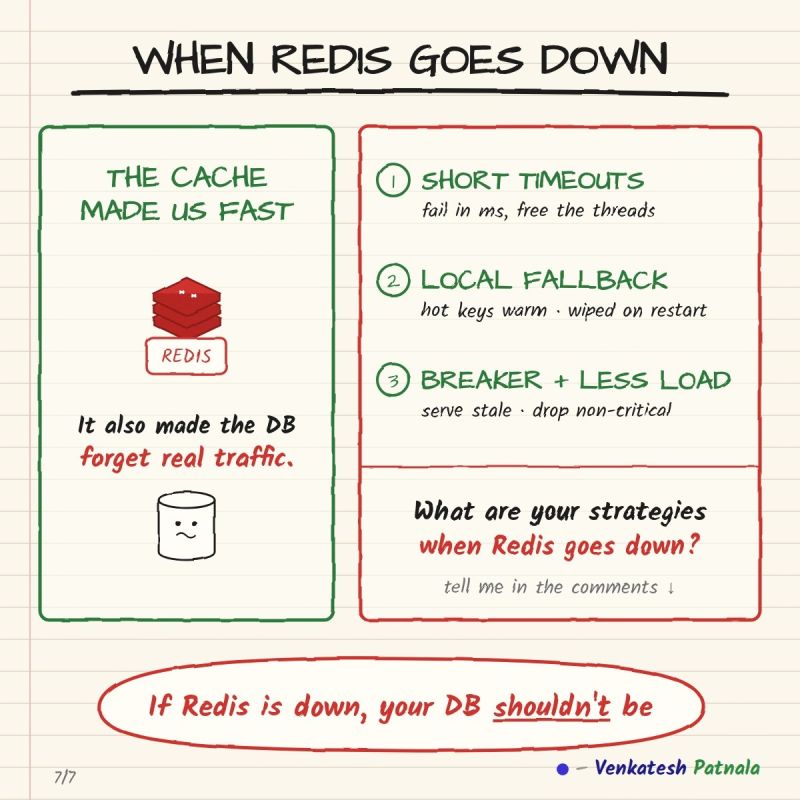 Strategies for when Redis goes down